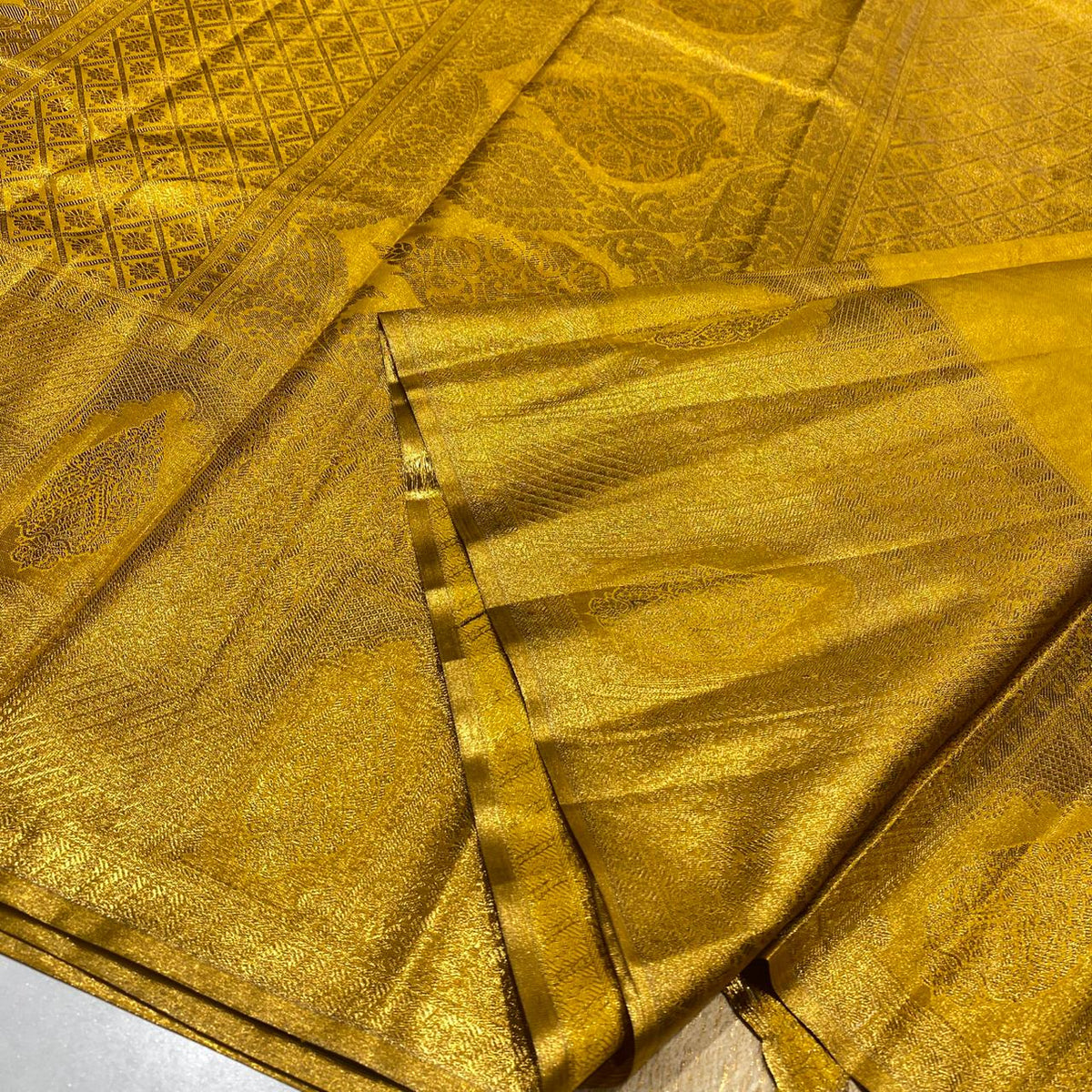 Semi Kanchivaram Silk Saree