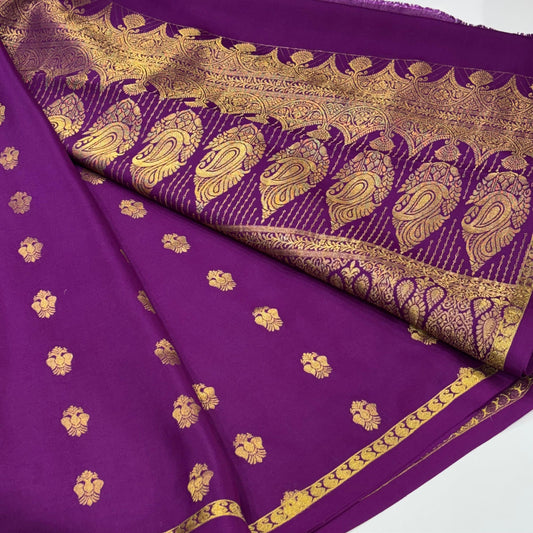 Pure Mysore Crepe Silk Saree