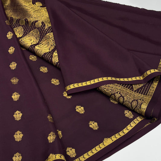 Pure Mysore Crepe Silk Saree
