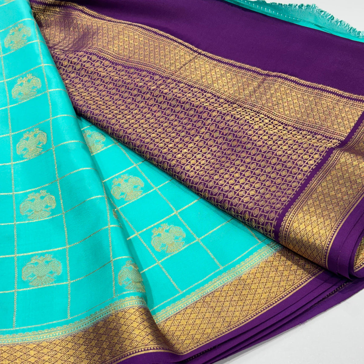Pure Mysore Crepe Silk Saree