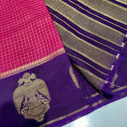 Semi Mysore Crepe Saree