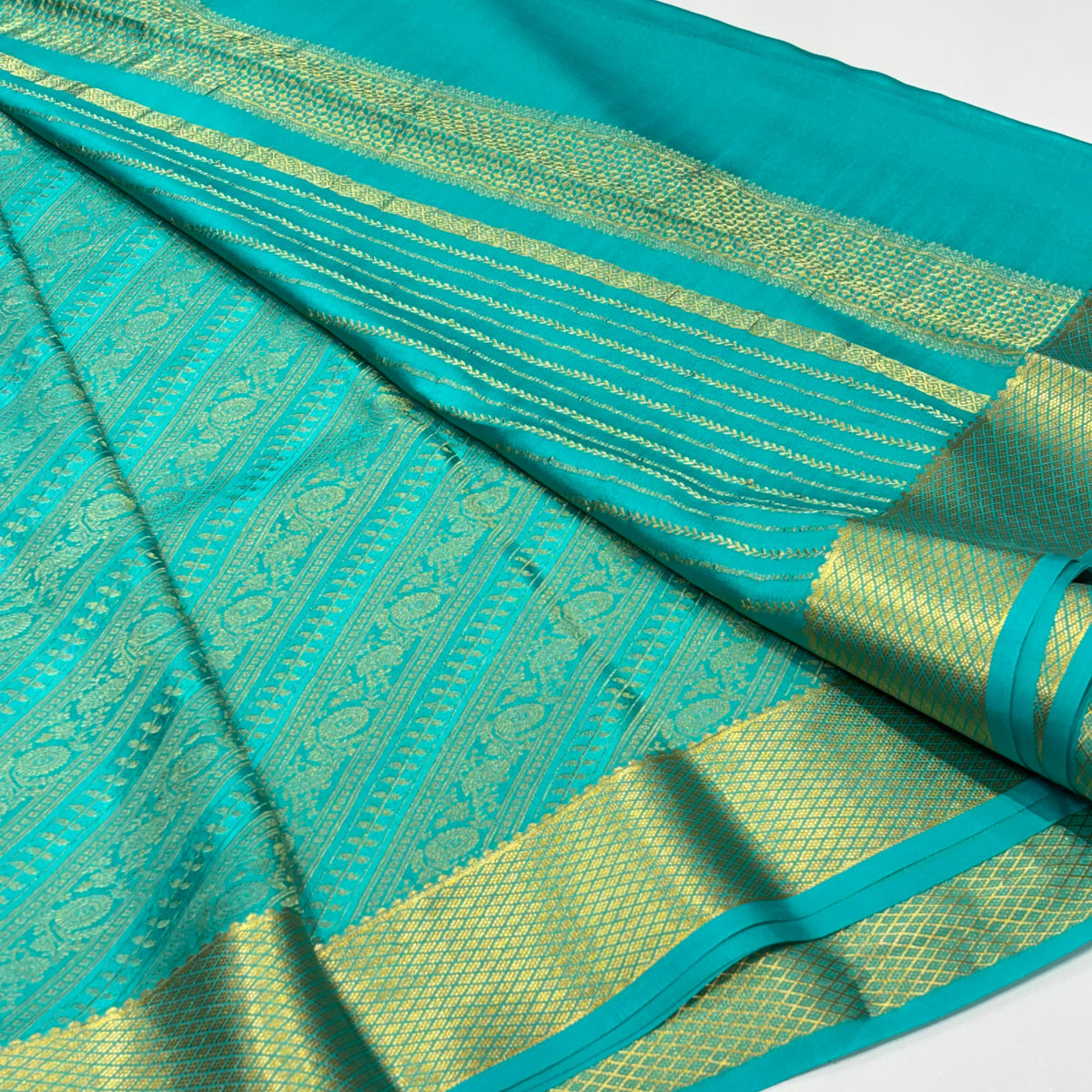 Brocade Pure Mysore Silk Saree