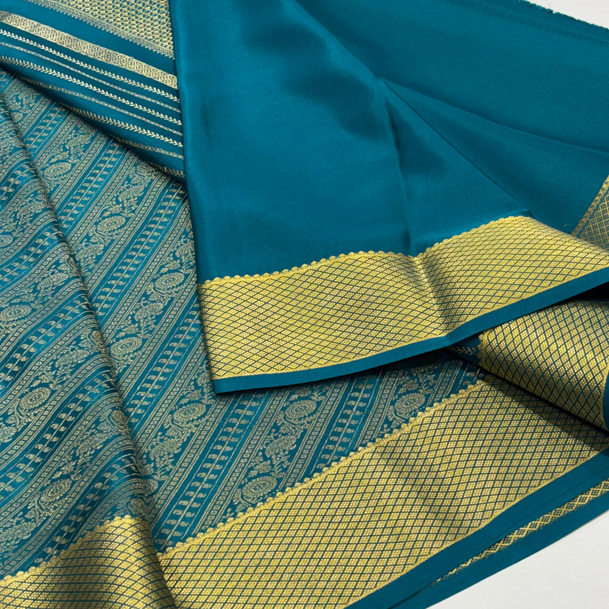 Brocade Pure Mysore Silk Saree