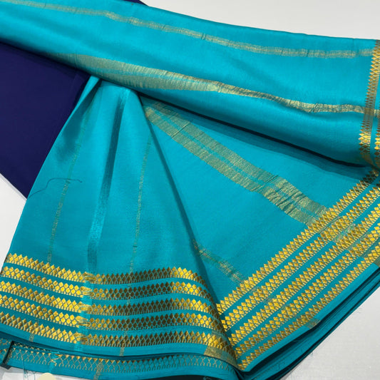 Pure Zari Mysore Silk Saree