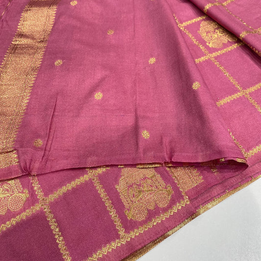 Semi Mysore Crepe Saree