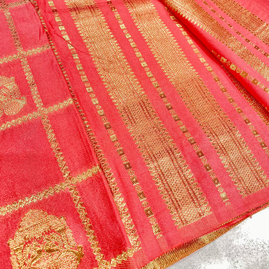 Semi Mysore Crepe Saree