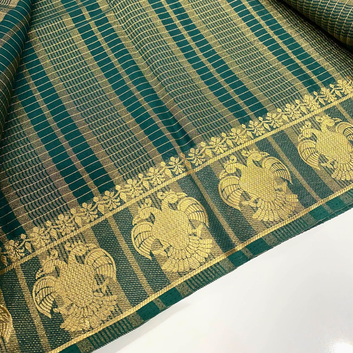 Semi Mysore Crepe Saree