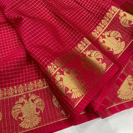 Semi Mysore Crepe Saree