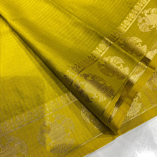 Semi Mysore Crepe Saree