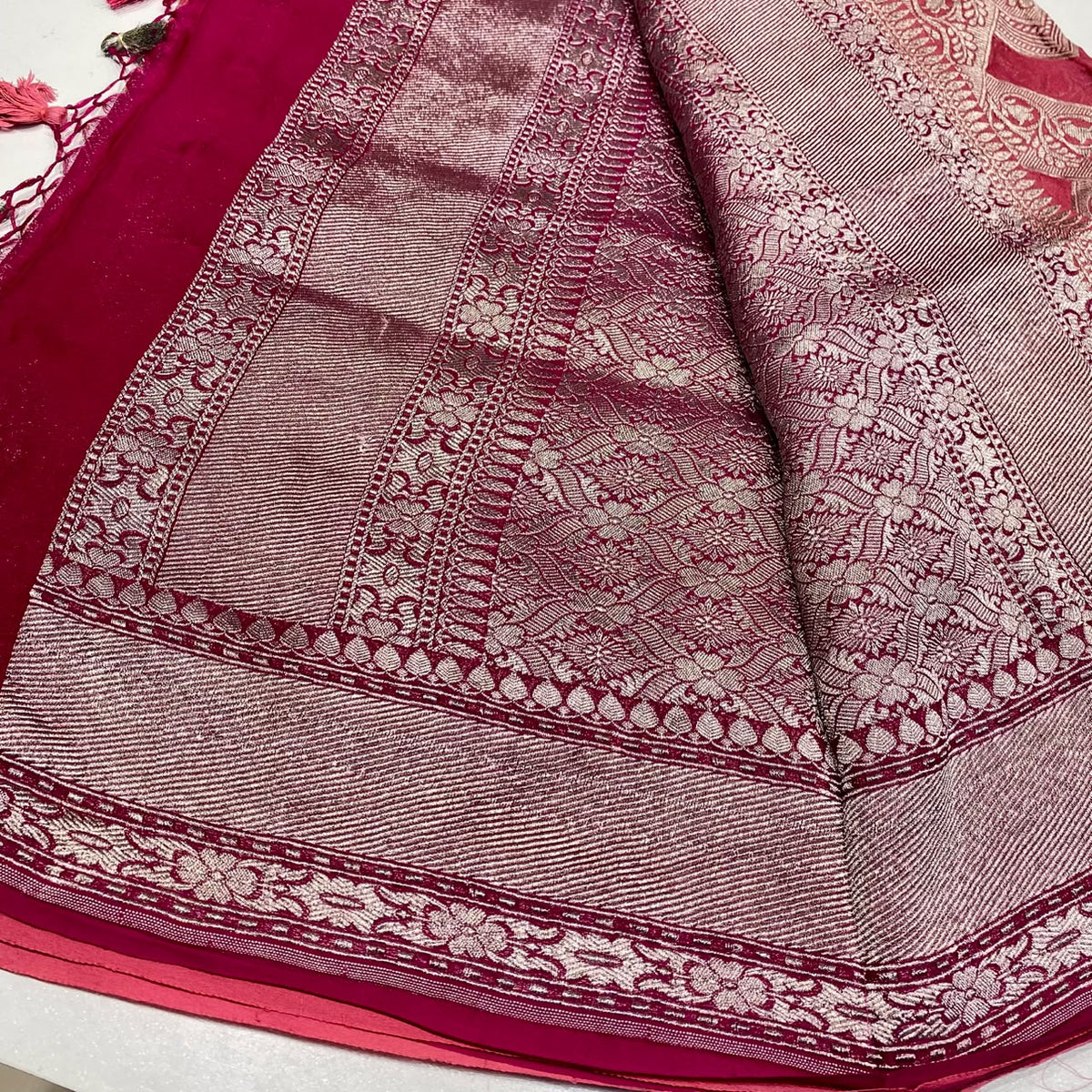 Pure Banarasi Georgette Saree