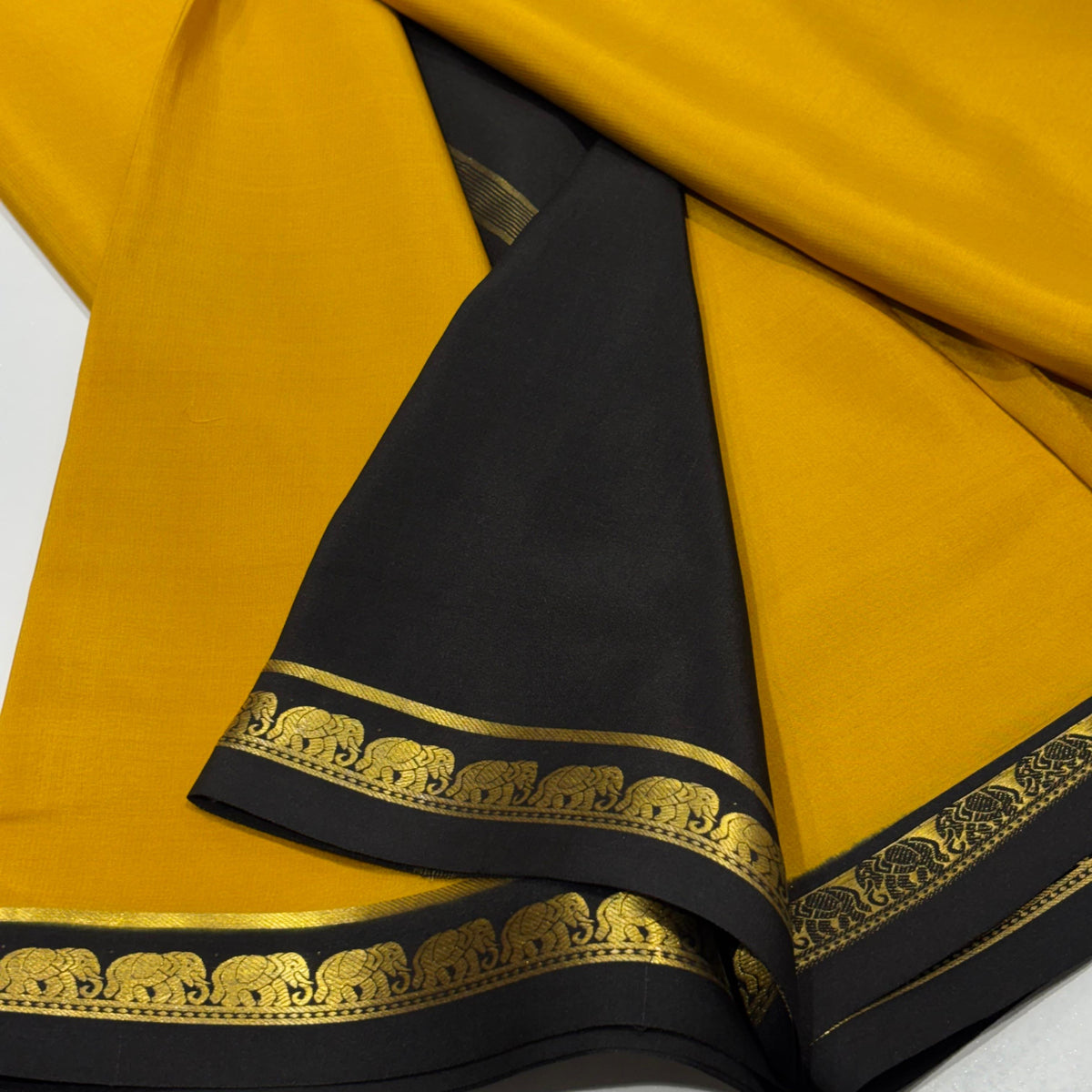 Pure Mysore Crepe Silk Saree