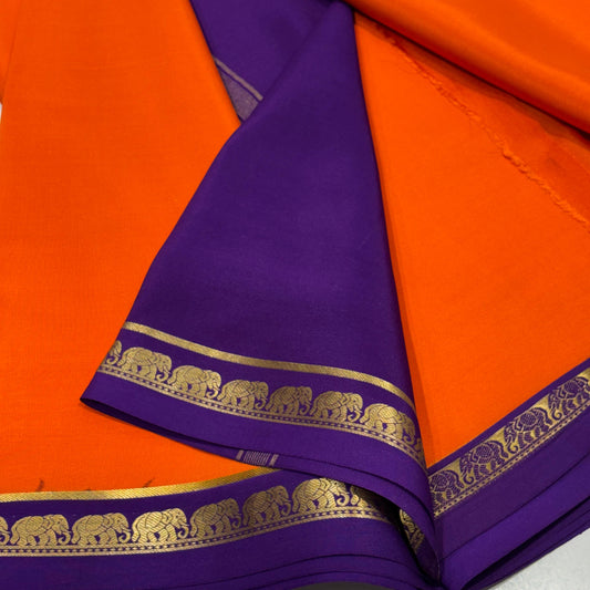 Pure Mysore Crepe Silk Saree