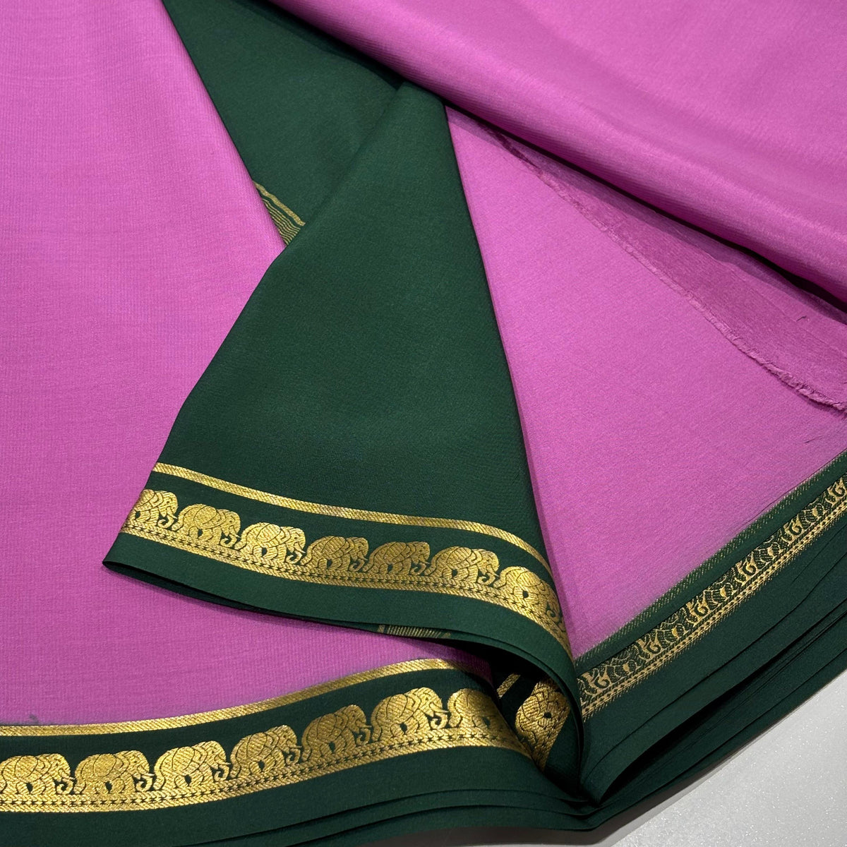 Pure Mysore Crepe Silk Saree