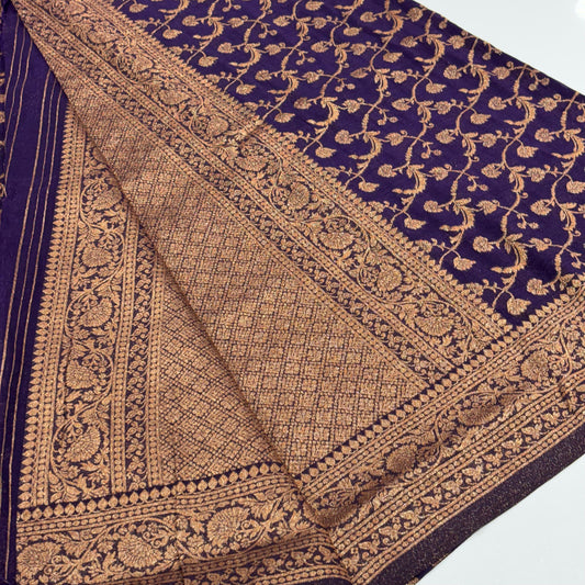 Semi Banarasi Georgette Saree