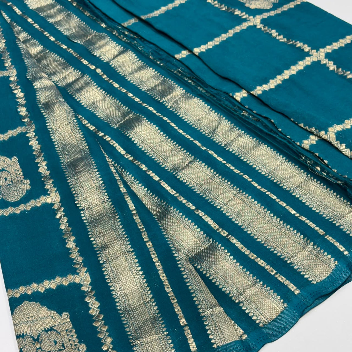 Semi Mysore Crepe Saree
