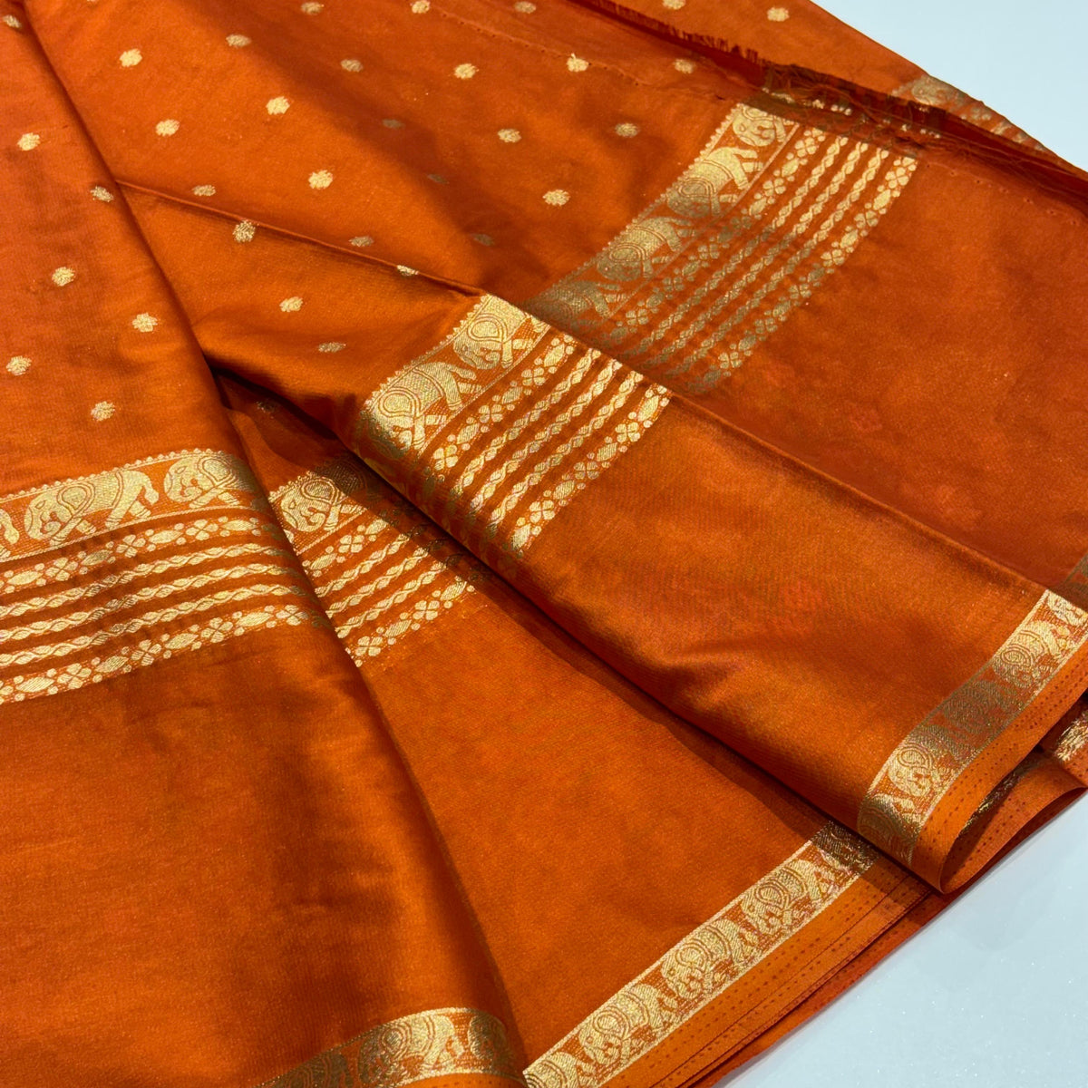 Semi Mysore Crepe Saree