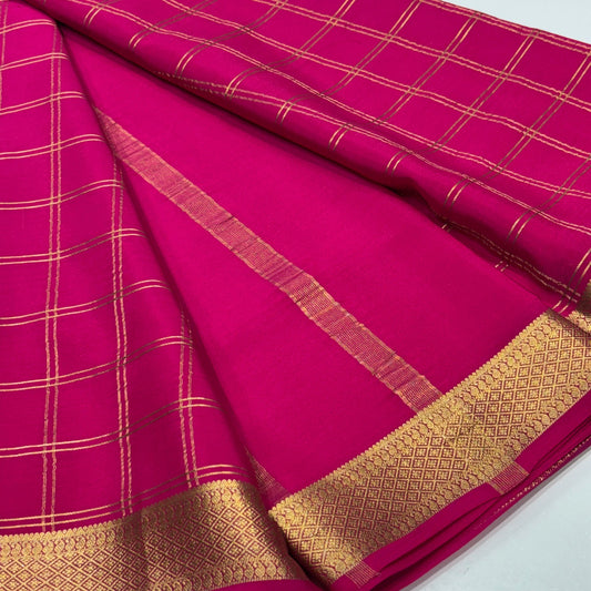 Pure Mysore Crepe Silk Saree