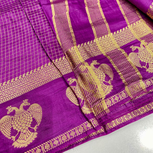 Soft Chanderi Crepe Saree