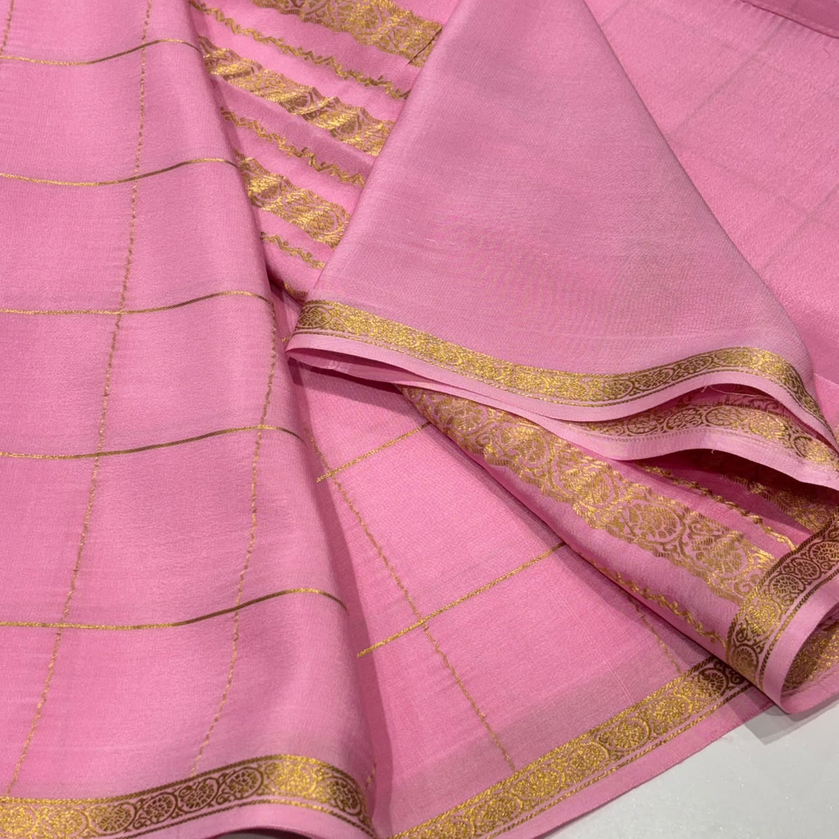 Pure Mysore Crepe Silk Saree