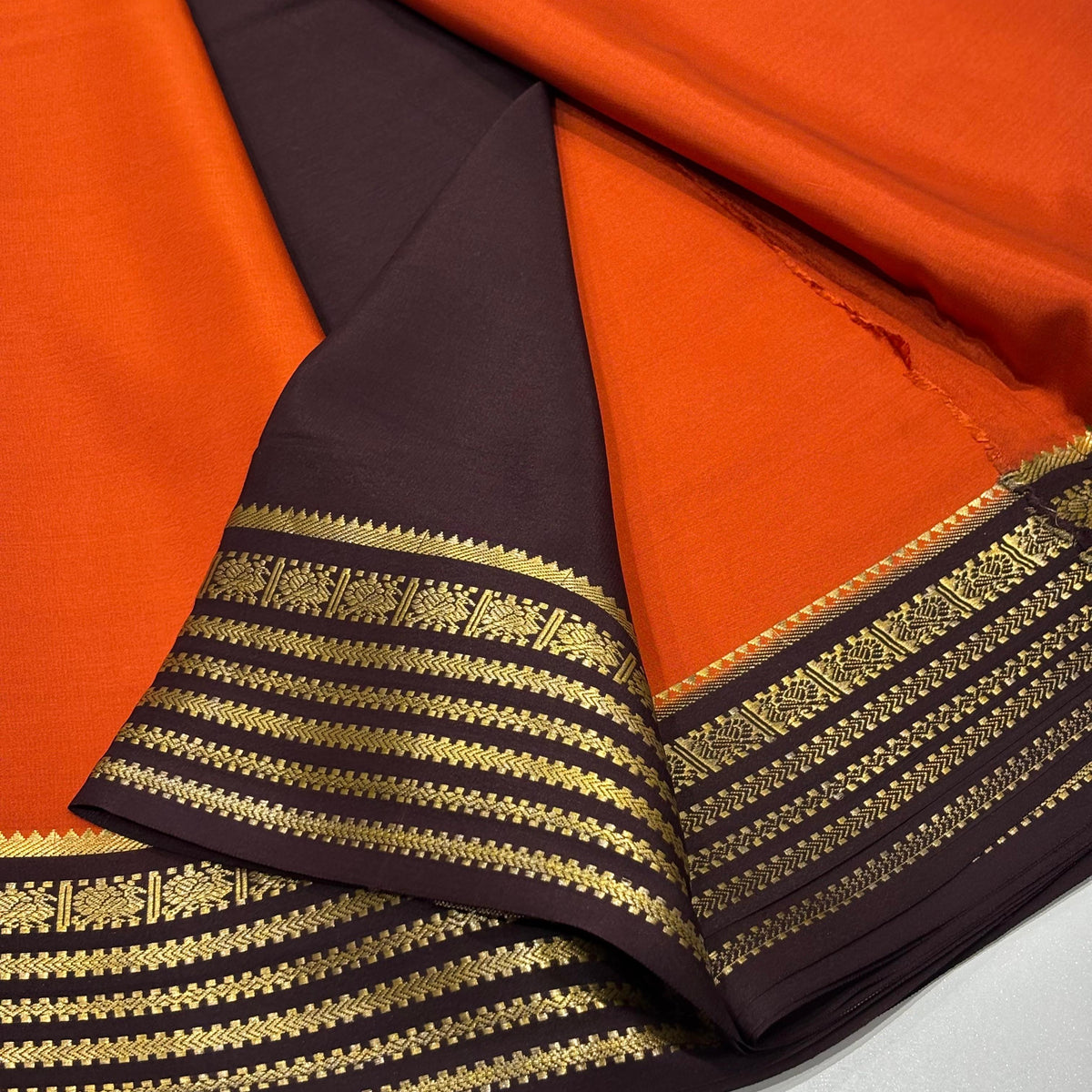 Pure Mysore Crepe Silk Saree