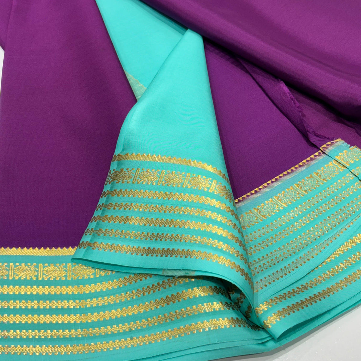 Pure Mysore Crepe Silk Saree