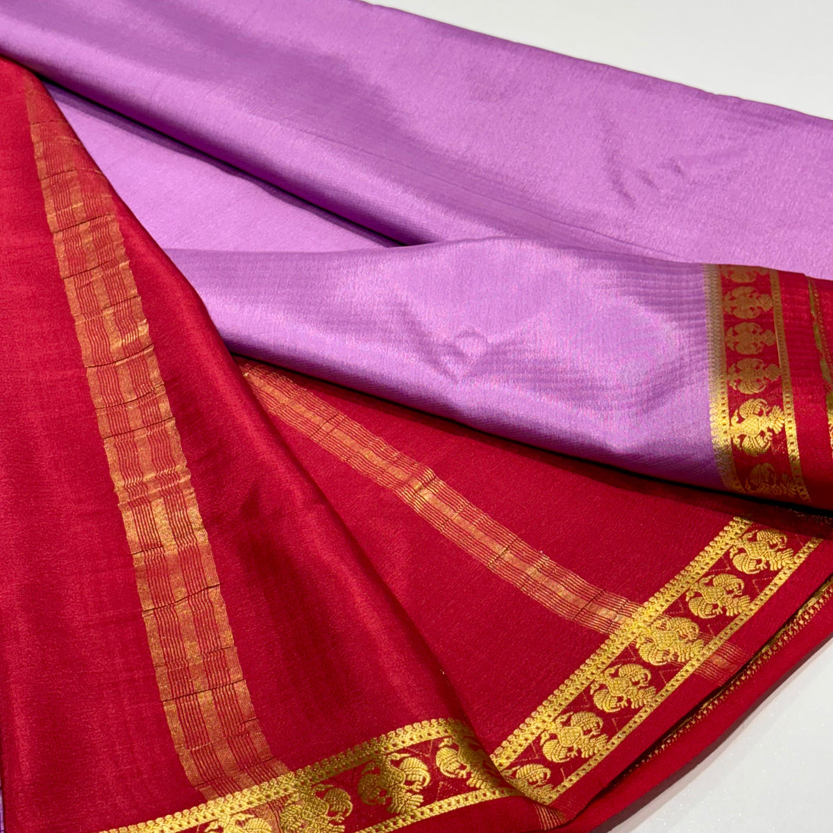 Pure Mysore Crepe Silk Saree
