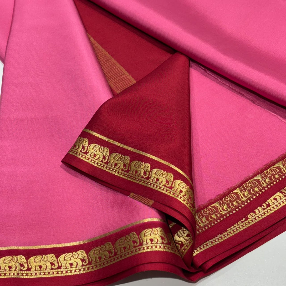 Pure Mysore Crepe Silk Saree