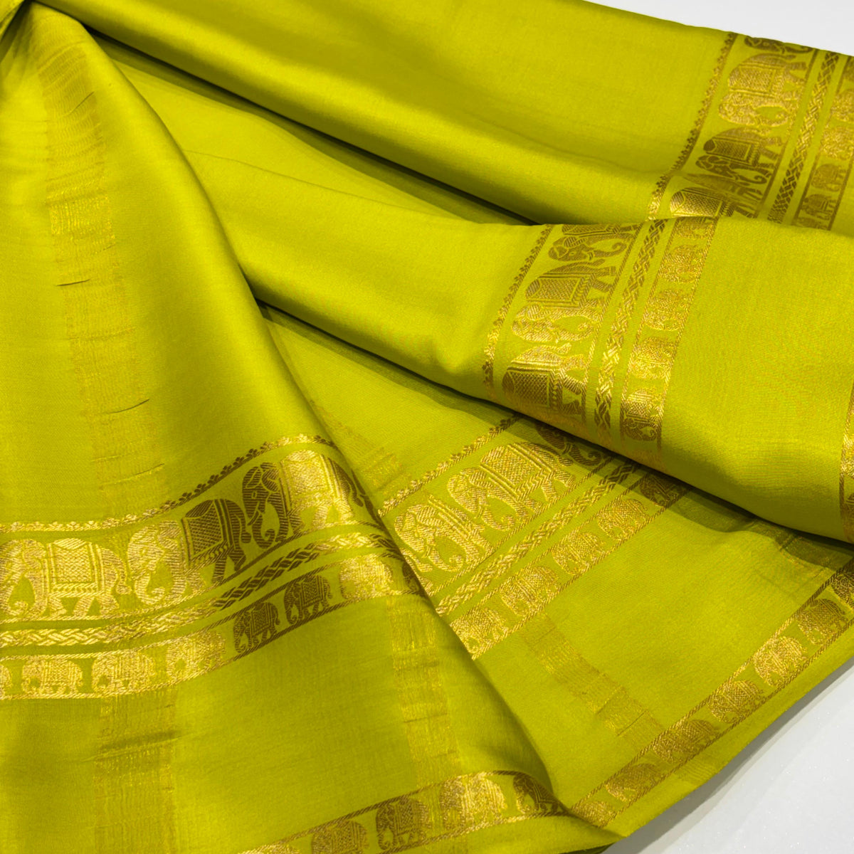 Pure Mysore Crepe Silk Saree