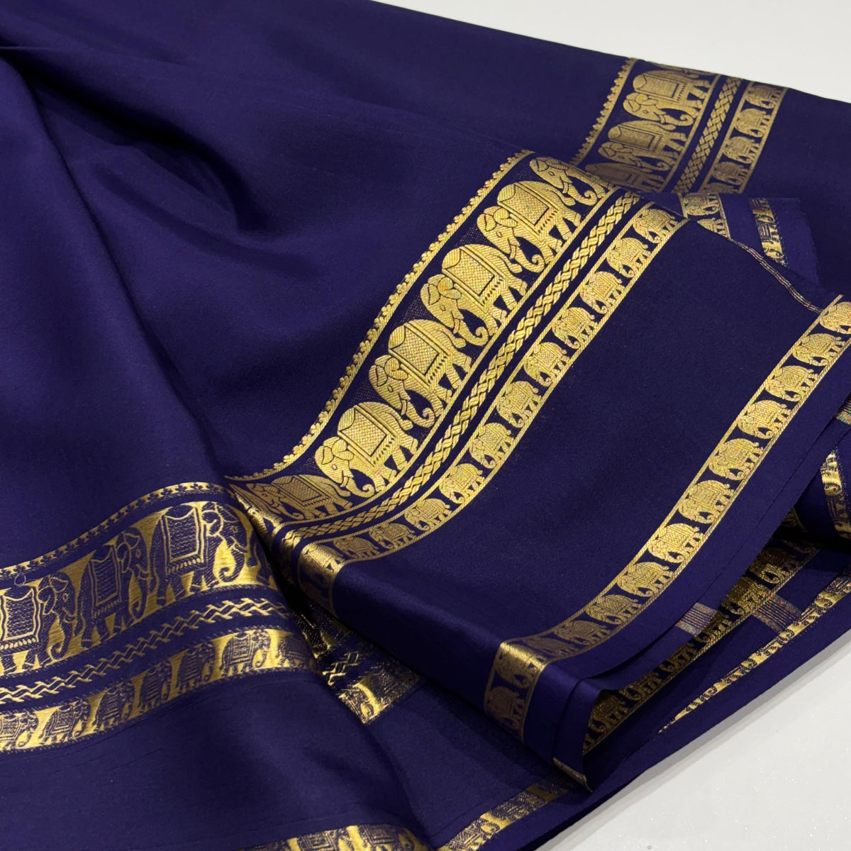 Pure Mysore Crepe Silk Saree
