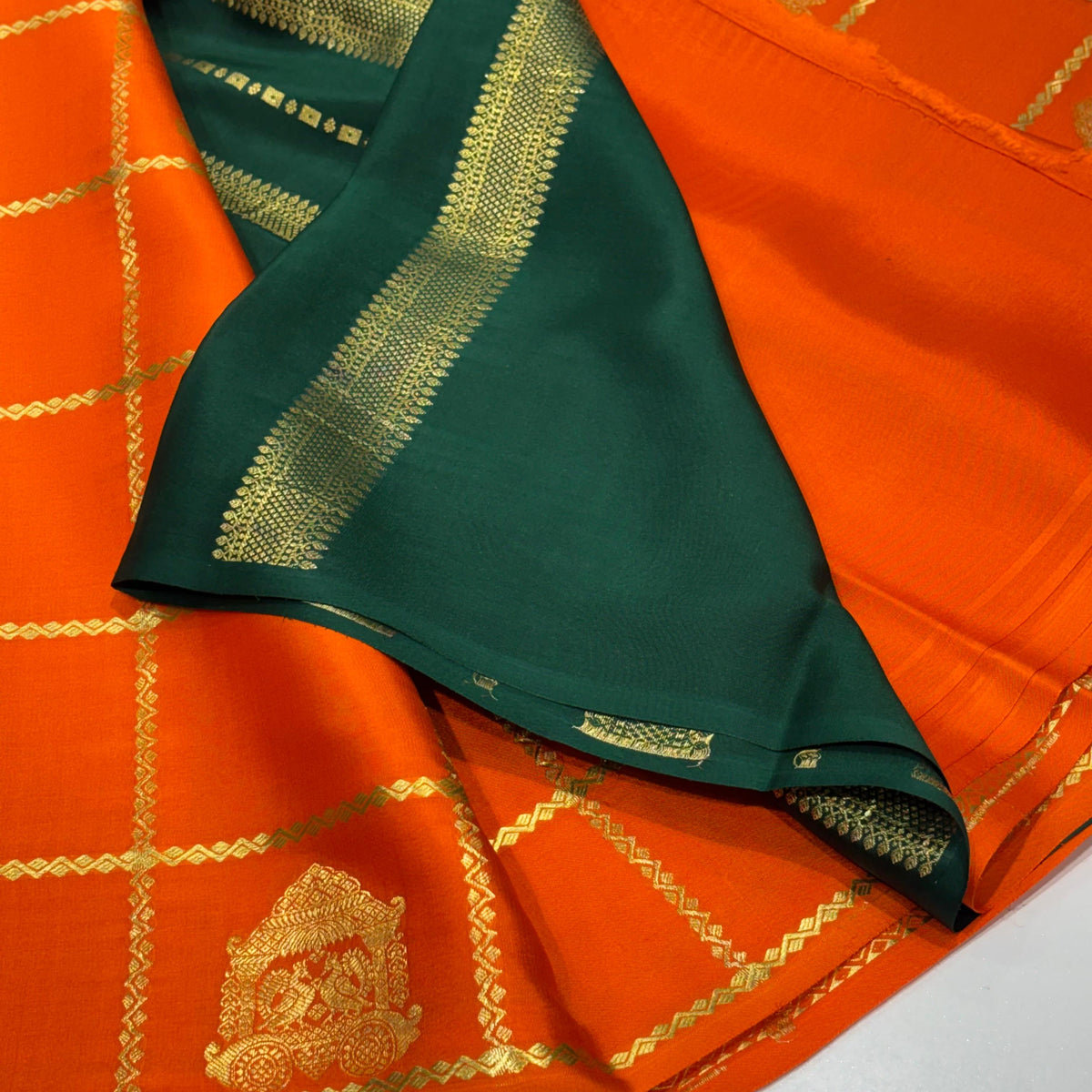 Pure Mysore Crepe Silk Saree