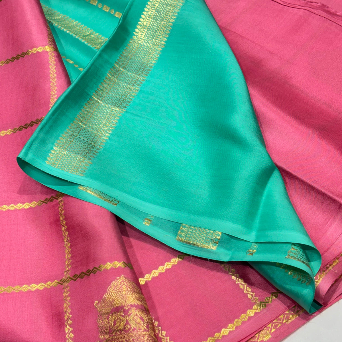 Pure Mysore Crepe Silk Saree