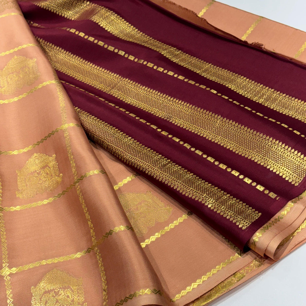Pure Mysore Crepe Silk Saree