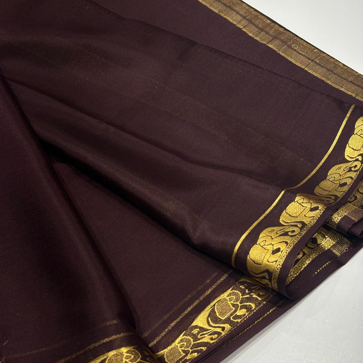 Pure Mysore Crepe Silk Saree