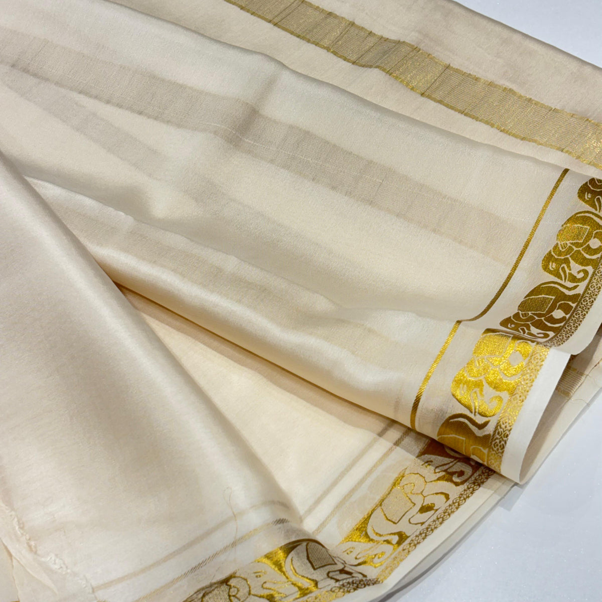 Pure Mysore Crepe Silk Saree