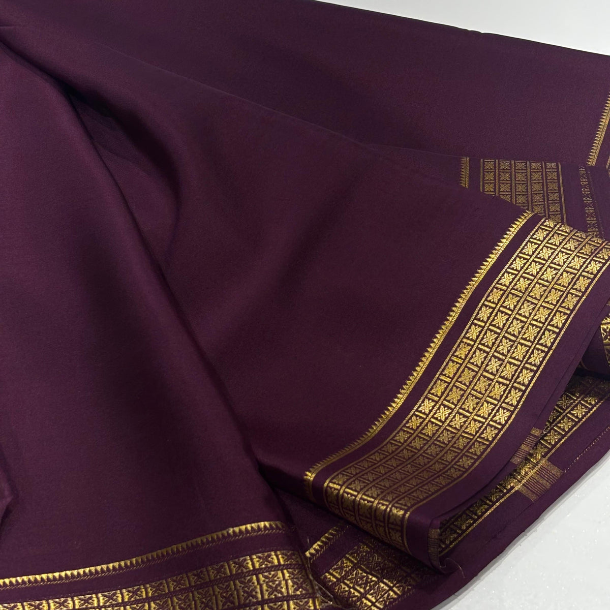 Pure Mysore Crepe Silk Saree