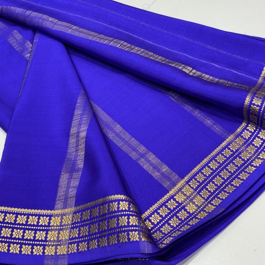 Pure Zari Mysore Silk Saree