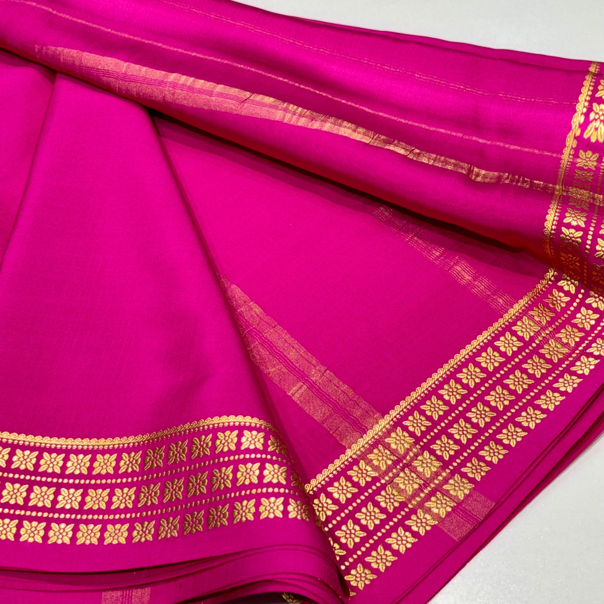 Pure Zari Mysore Silk Saree