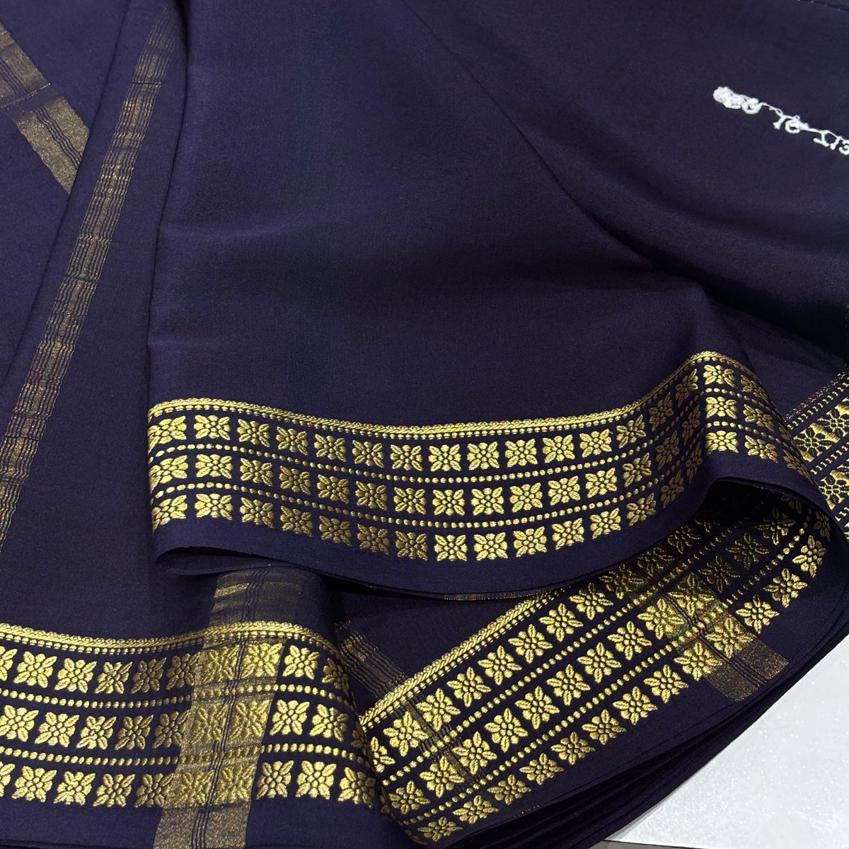 Pure Zari Mysore Silk Saree
