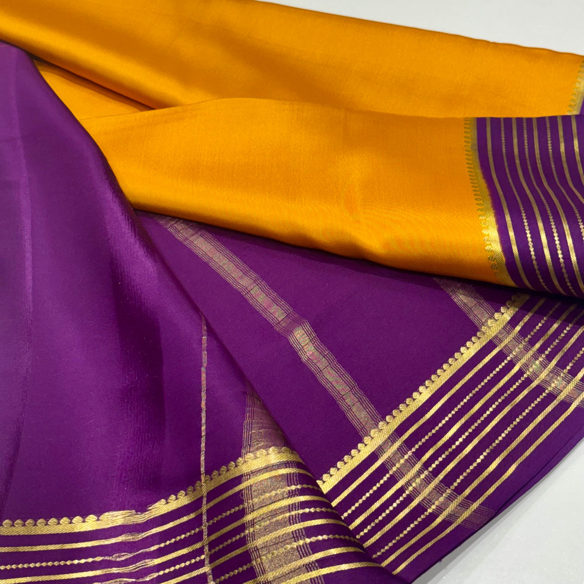 Pure Mysore Crepe Silk Saree