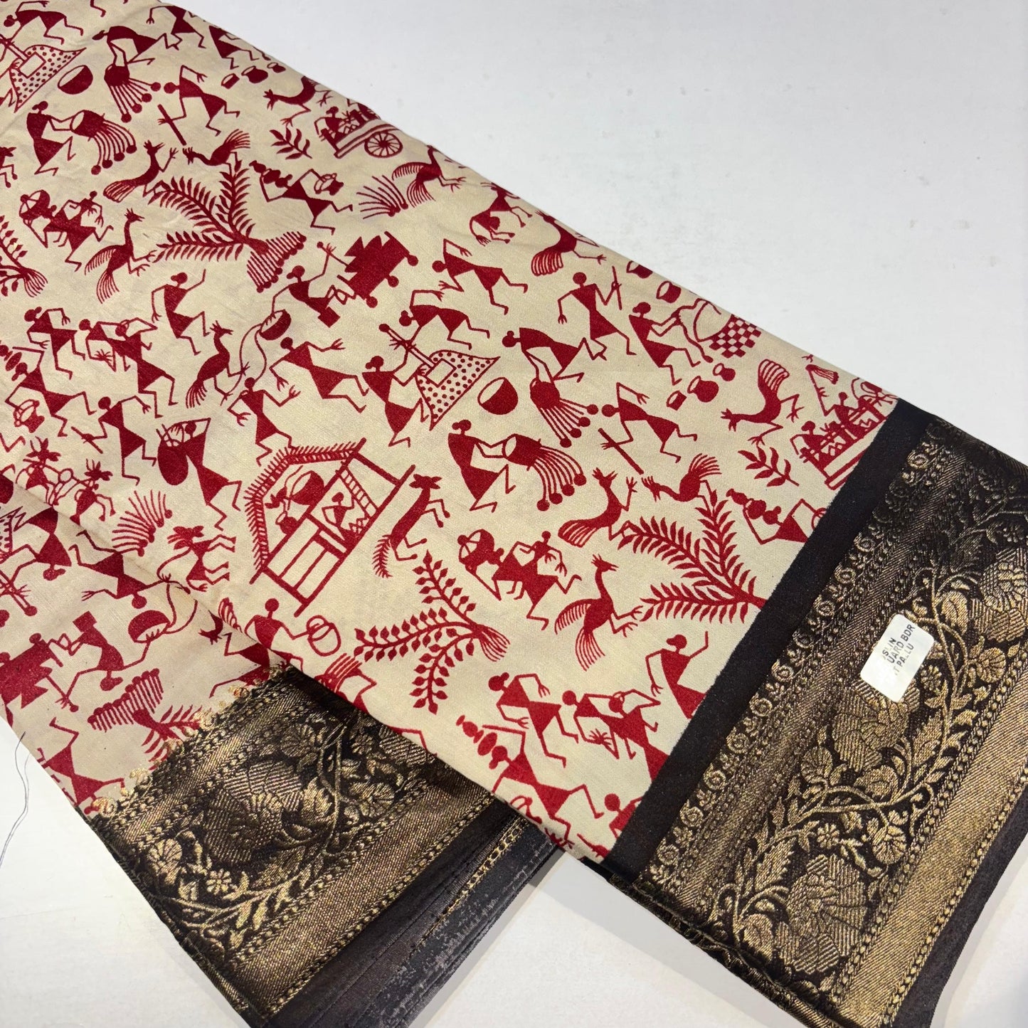 Printed Maslin Silk Cotton Saree