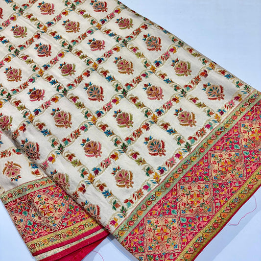 Royal Kashmir Work Maharani Saree