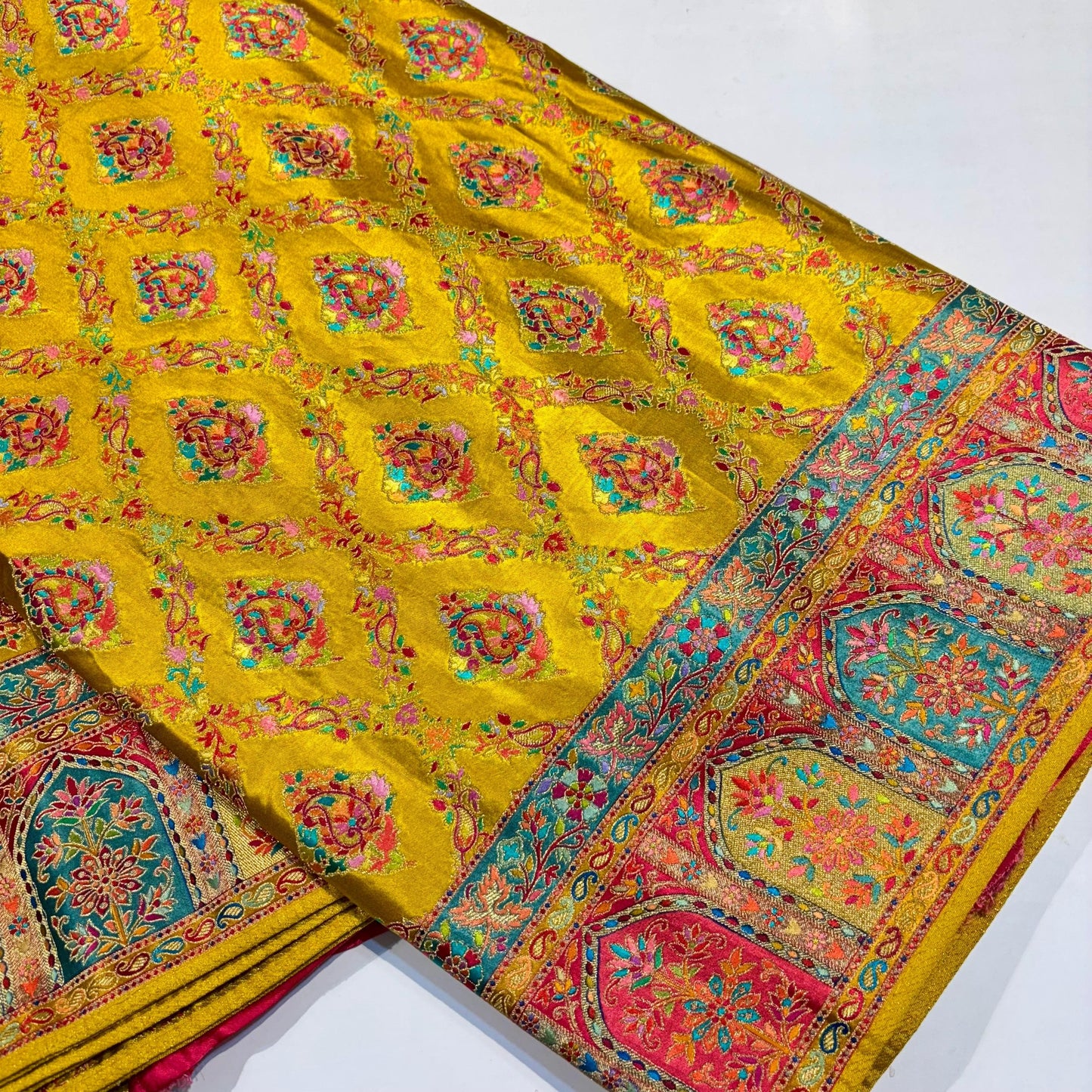 Royal Kashmir Work Maharani Saree
