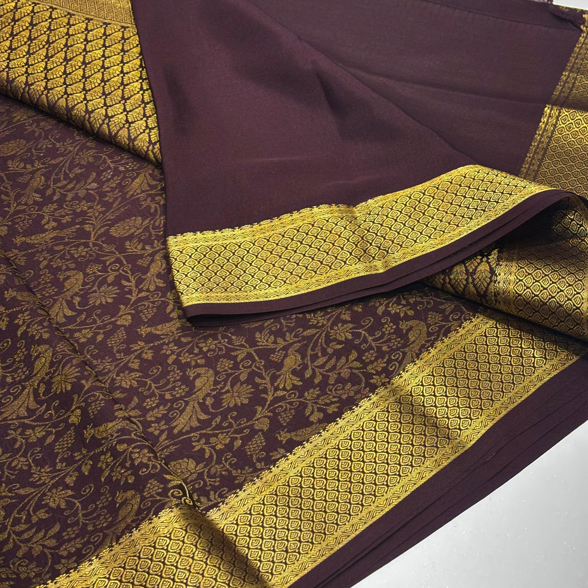 Brocade Pure Mysore Silk Saree