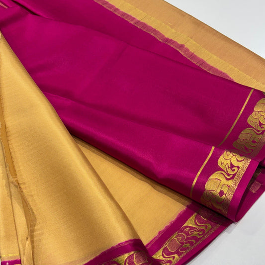 Pure Mysore Crepe Silk Saree