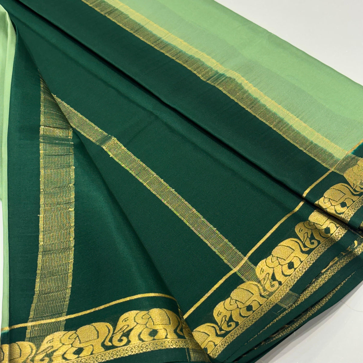Pure Mysore Crepe Silk Saree