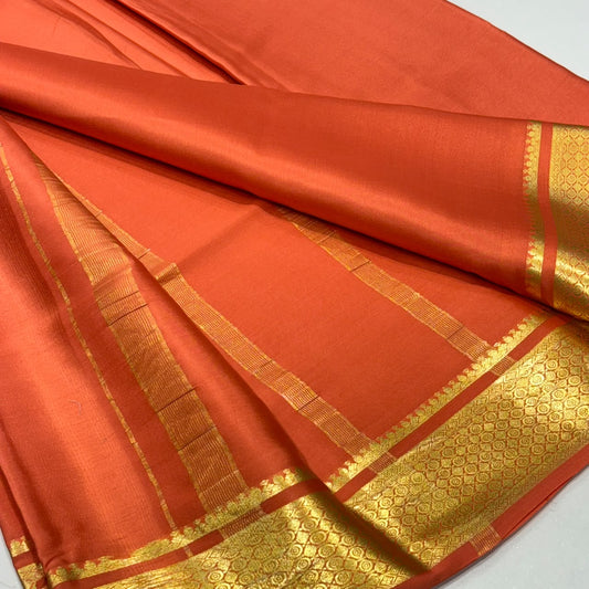Pure Mysore Crepe Silk Saree