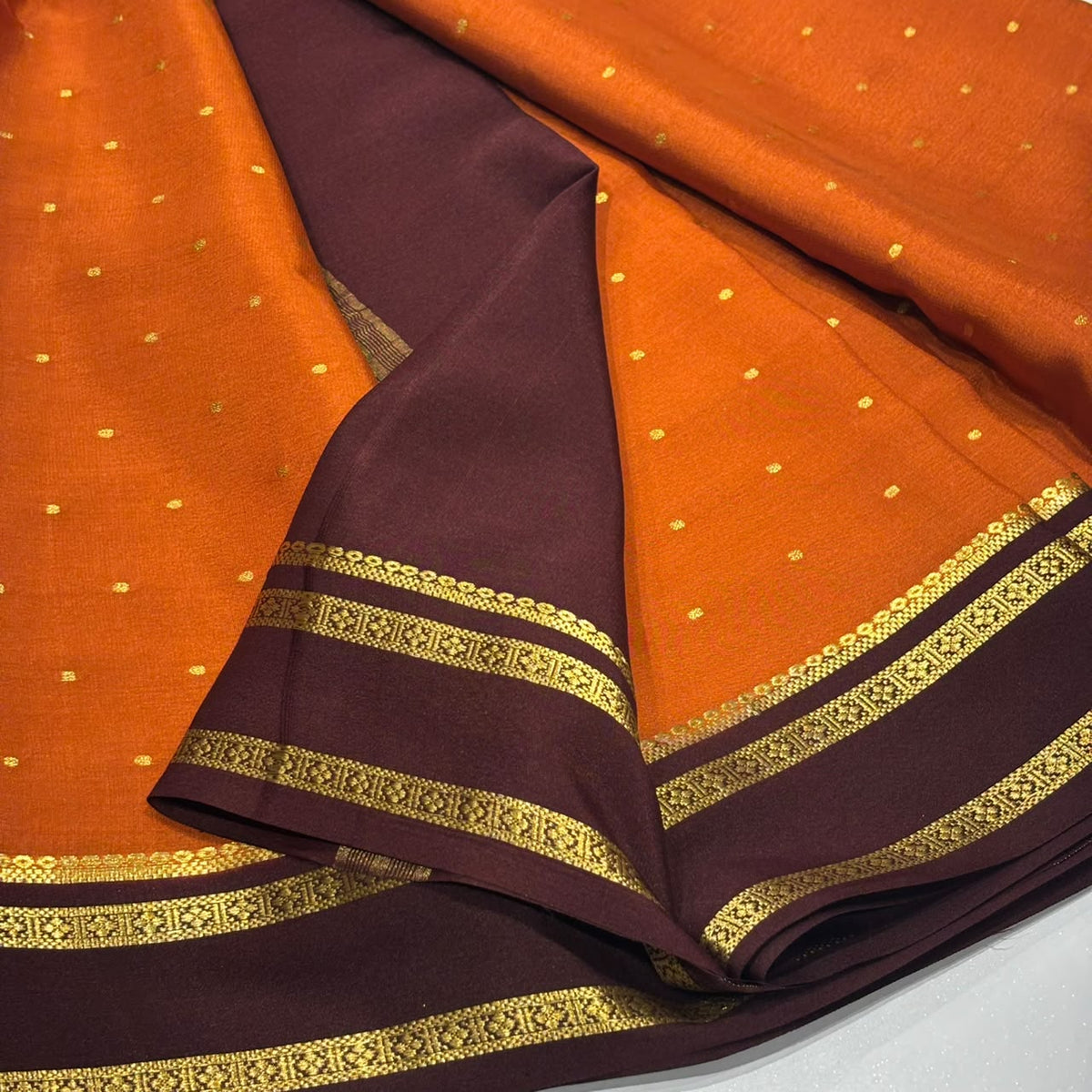 Pure Mysore Crepe Silk Saree