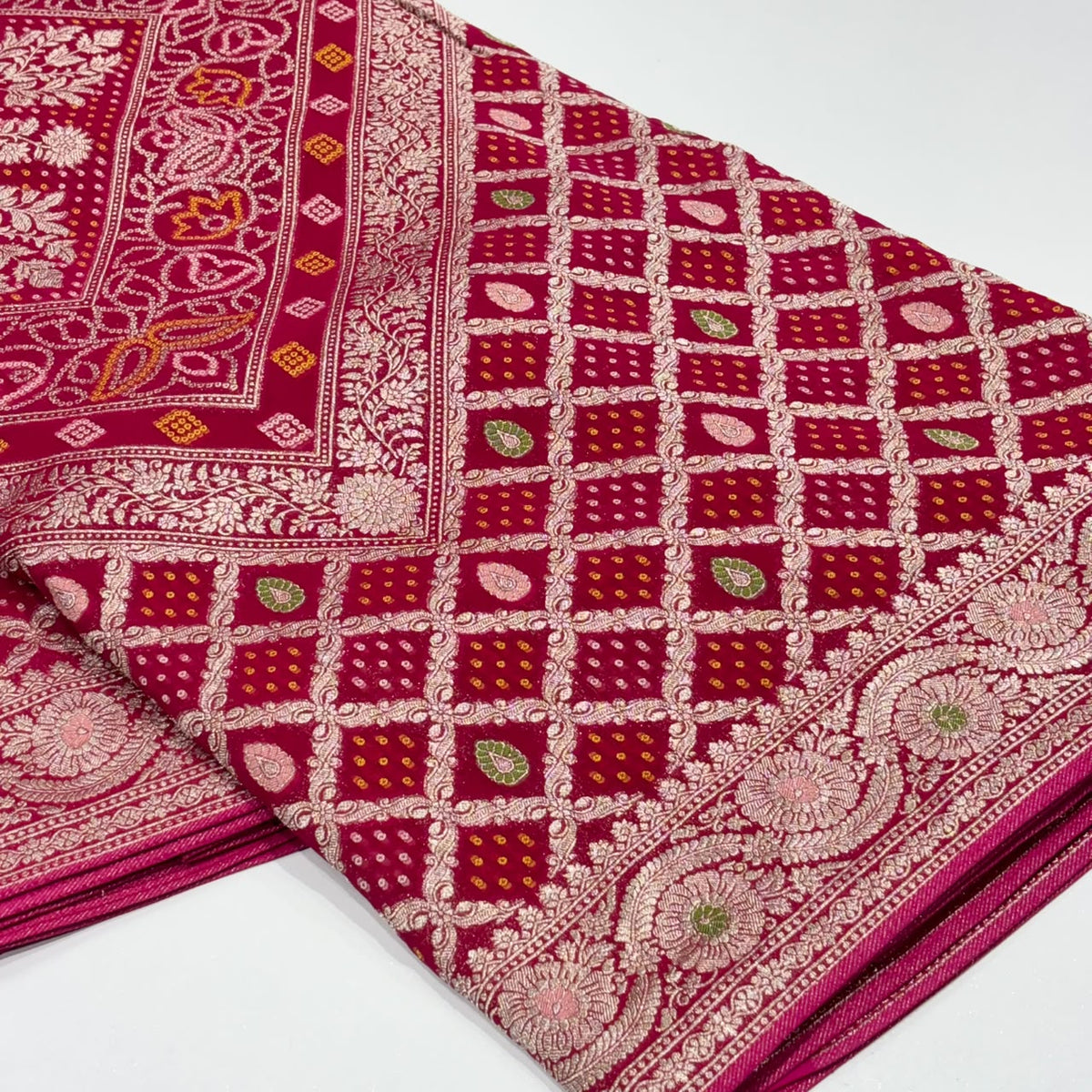 Designer Bandhani Saree