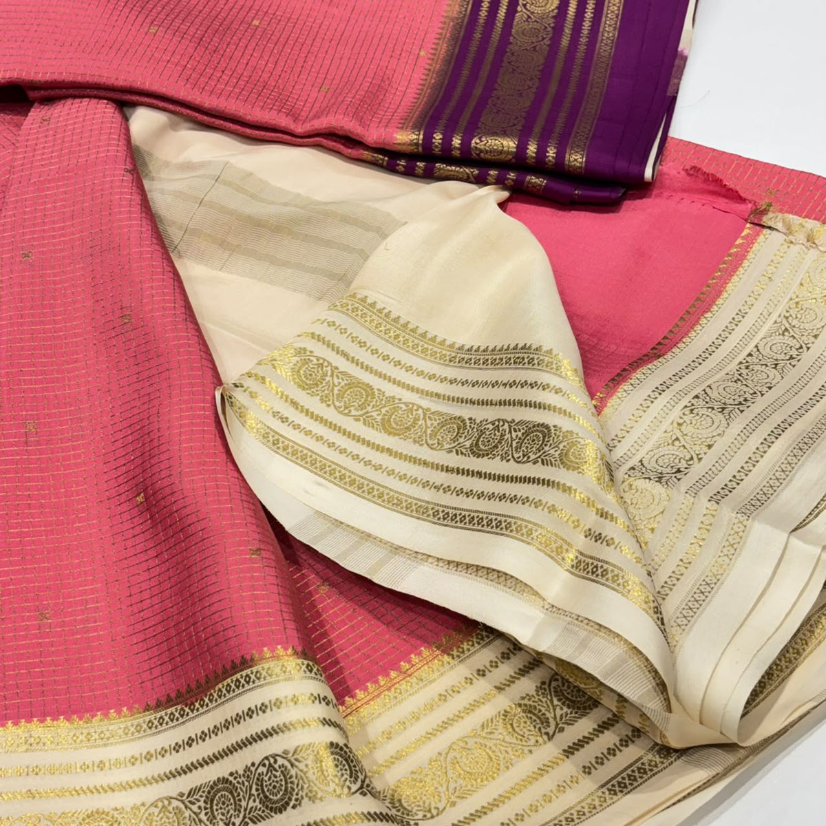 Pure Mysore Crepe Silk Saree