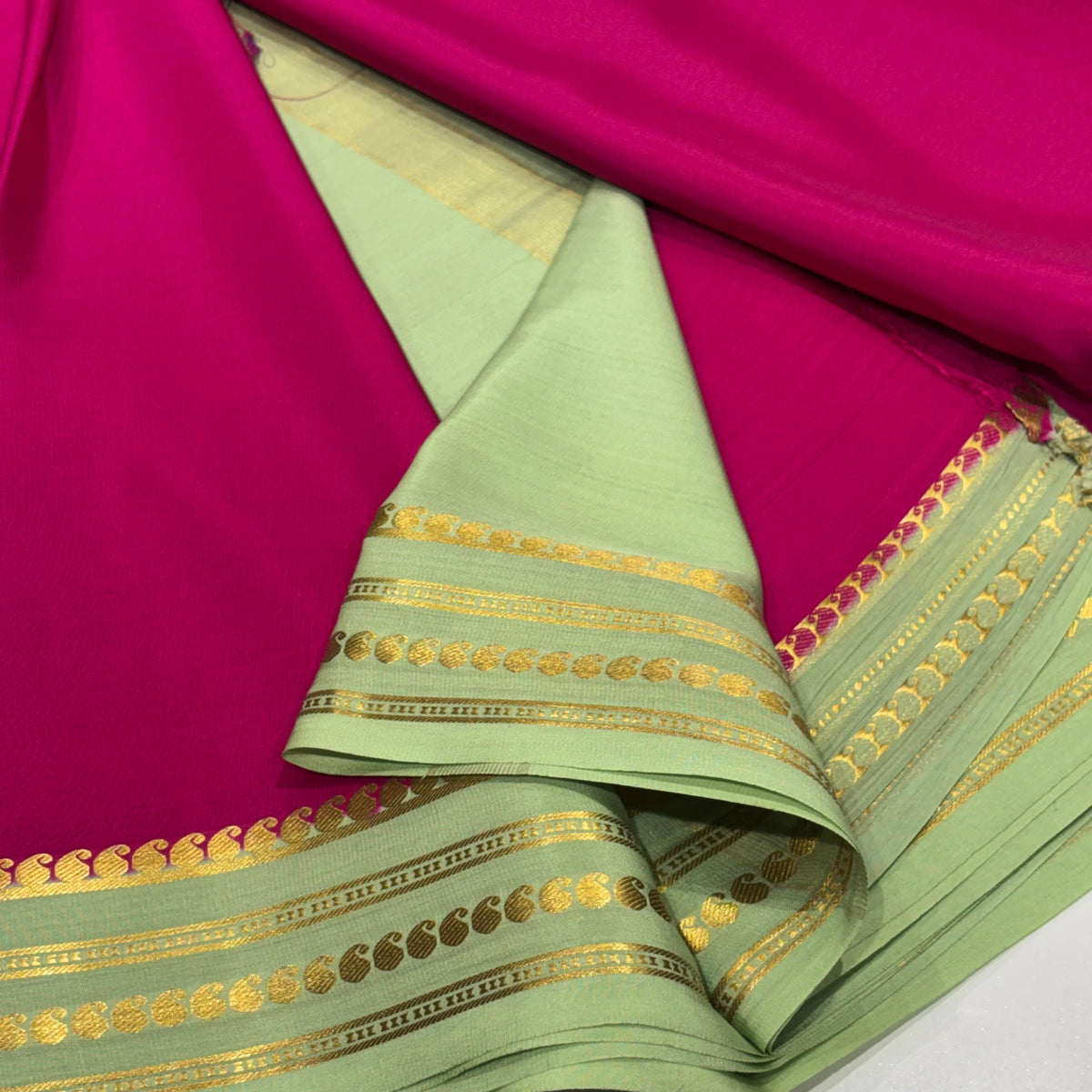 Pure Mysore Crepe Silk Saree